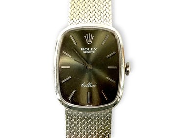 Rolex Geneve Cellini Watch in 18k Gold