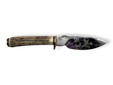 Stag Antler Alaska Knife - Virgil Campbell