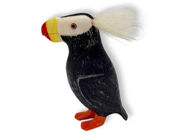 Walrus Tusk Polychrome Tufted Puffin - C.B. Oozeva, Sr.