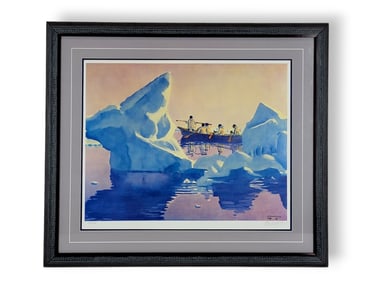 Fred Machetanz "Search on the Pressure Ice" Print