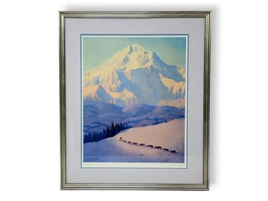 Fred Machetanz "Where Men and Dogs Seem Small" Print