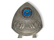 Liberty Tudric Pewter & Enamel Mantel Clock - Archibald Knox