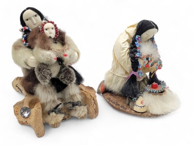 Yup'ik Eskimo Story Dolls - Beulah Oittillian