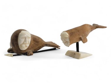 Eskimo Transformation Carvings -  Moses Soonagrook