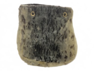 Spotted Seal Skin Purse