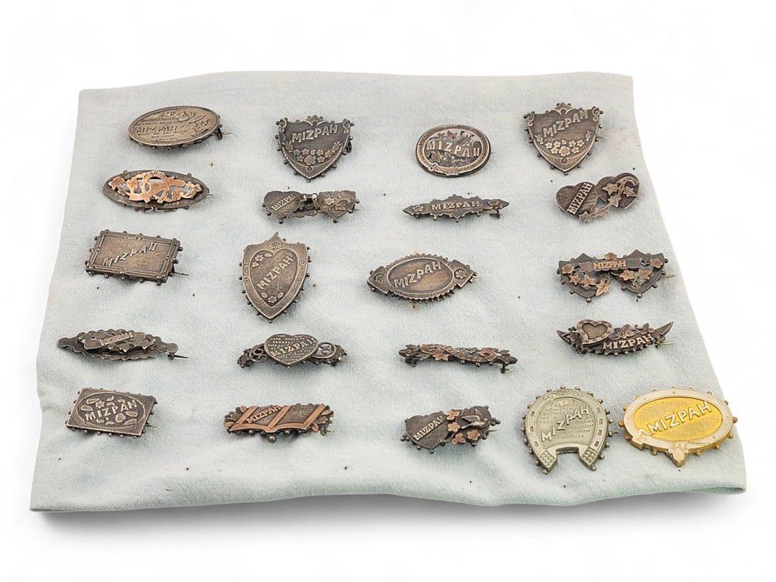 21x Victorian Era Sterling Silver Mizpah Brooches (1 of 11)