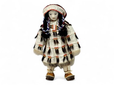 Seal Skin Doll w/ Seal Gut Parka - Josephine Ungott