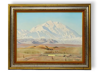 Gil Smith Oil Painting of Mt. Denali