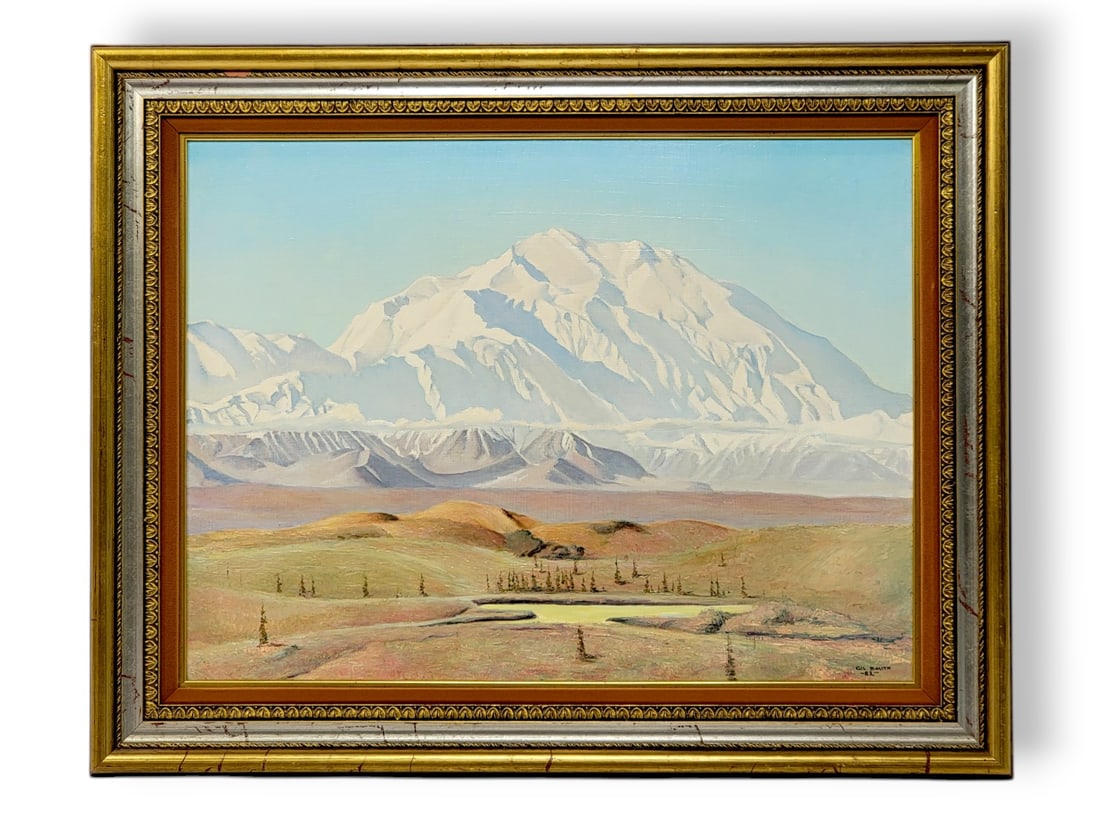 Gil Smith Oil Painting of Mt. Denali (1 of 7)