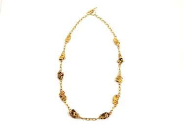 Alaska Gold Nugget & 14k Yellow Gold Necklace