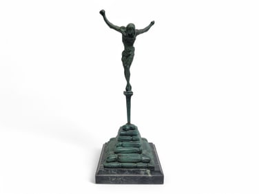 Salvador Dali "Christ of St. John of the Cross" Bronze Sculpture