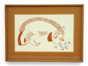 Rie Muñoz "Woman-Bear Legend" Serigraph