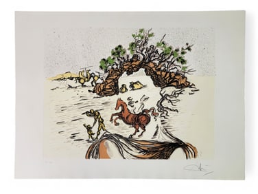 Salvador Dali "Horses on Shore" Print