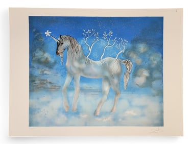 Salvador Dali "The Happy Unicorn" Print