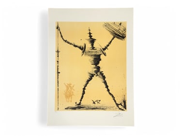 Salvador Dali "Don Quixote of La Mancha" Print