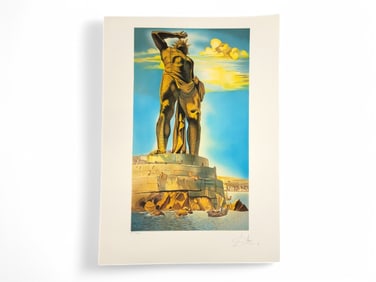 Salvador Dali "Colossus of Rhodes" Print