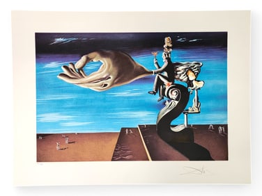 Salvador Dali "The Hand. The Remorse of Conscience" Print
