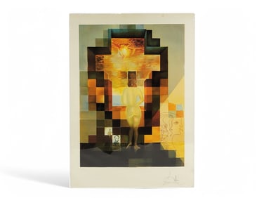 Salvador Dali "Gala Nude Looking at the Sea Which at 18 Metres Appears the President Lincoln" Print