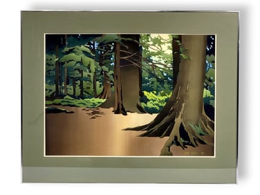 Byron Birdsall "Tlingit Refuge" Watercolor Painting