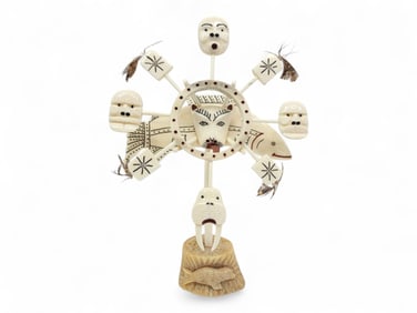 Walrus Tusk, Baleen & Bone Spirit Mask - Fred Pushruk
