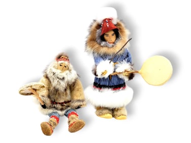 Yup'ik Hide Drummer Dolls- Helen Smith & Other