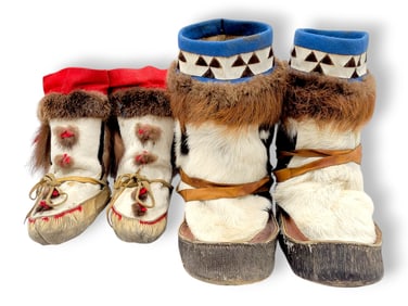 Alaskan Native Fur Mukluks