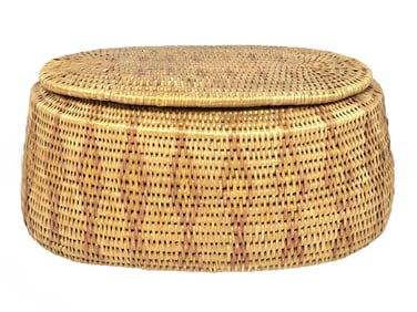 An Athabascan Willow Root Lidded Basket