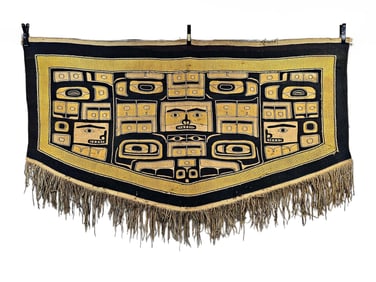 A Tlingit Ceremonial Robe (Chilkat Blanket)
