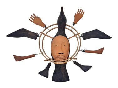A Nunivak Island Loon Spirit Mask - Uncle K. John