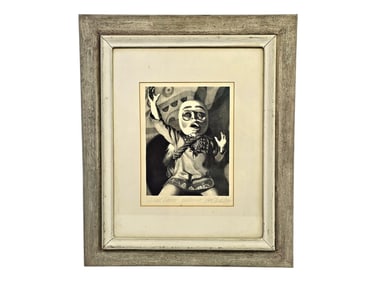 Fred Machetanz "Chilkat Dancer" Stone Lithograph