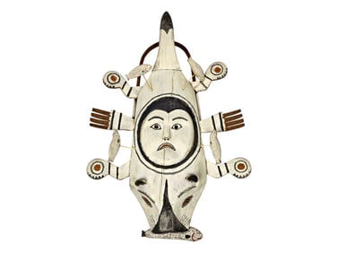 A Hooper Bay Woman & Bear Spirit Mask - Ivan O'Brien