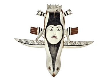 A Hooper Bay Woman & Seal Spirit Mask - Ivan O'Brien