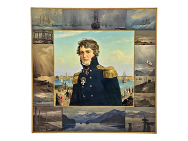 Captain Frederick William Beechey Oil Portrait