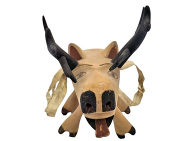 A Nunivak Island Caribou Maskette - Dick Jones