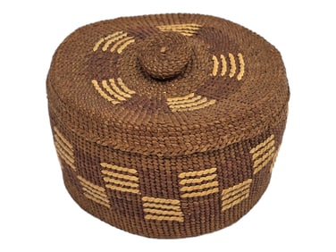 A Tsimshian Twined Spruce Root Basket