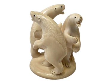 Dancing Polar Bear Diorama - Justin Tiulana