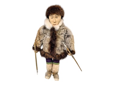 A Yup'ik Hunter Doll - Rosalie Chanerak