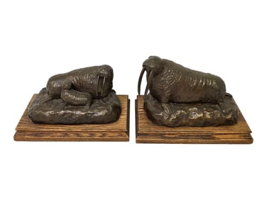 Bronze Walrus Sculptures - Tom Knapp