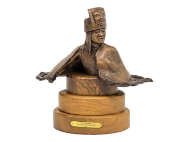 Robert M. Cavanaugh "Chilkat Dancer" Bronze Sculpture