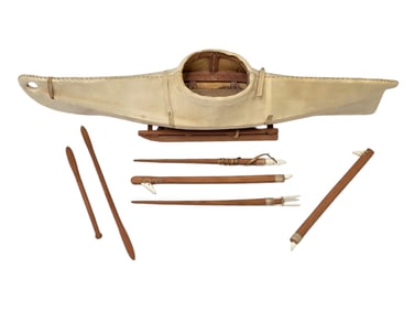 Walrus Hide Kayak Model - Lewis Amik