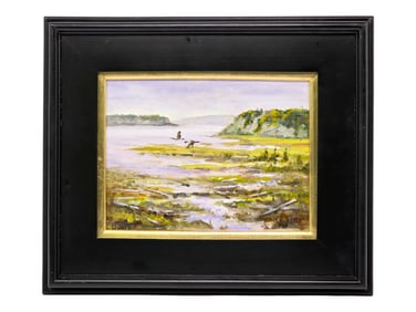 Lynn Brautigam Boots "Return Before Winter" Oil Painting