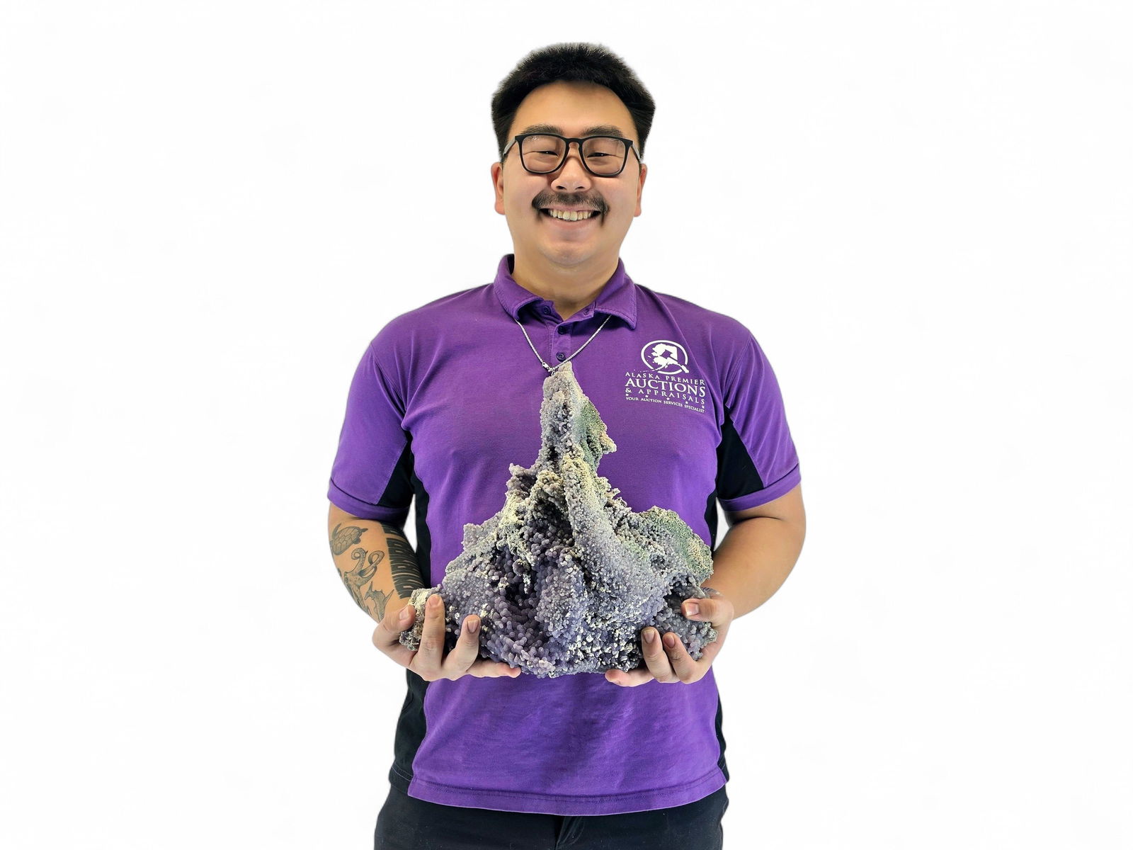 15.25 lb Grape Agate Specimen - 2