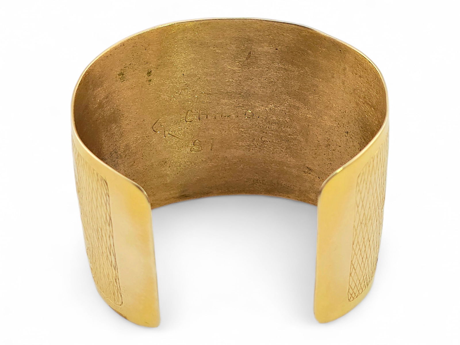 Massive Solid Gold Tlingit Cuff- Gene Chilton - 7