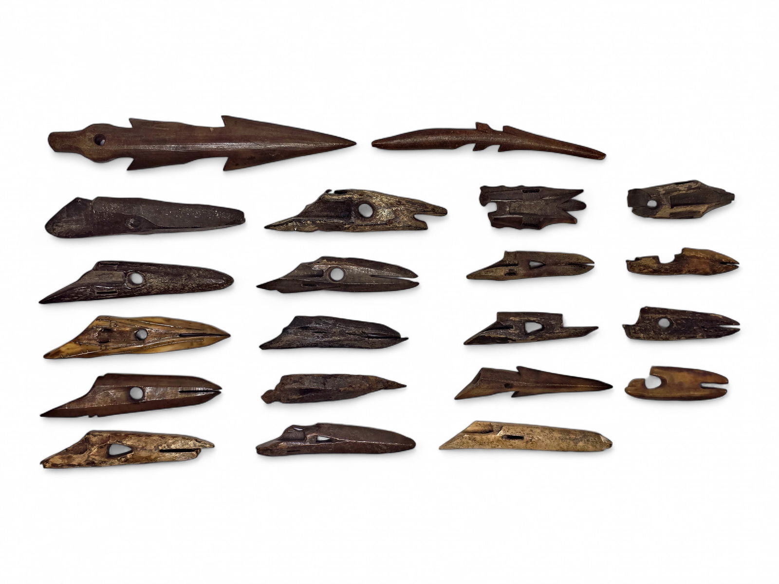 Alaska Native Artifacts - Harpoon & Spear Points (1 of 9)