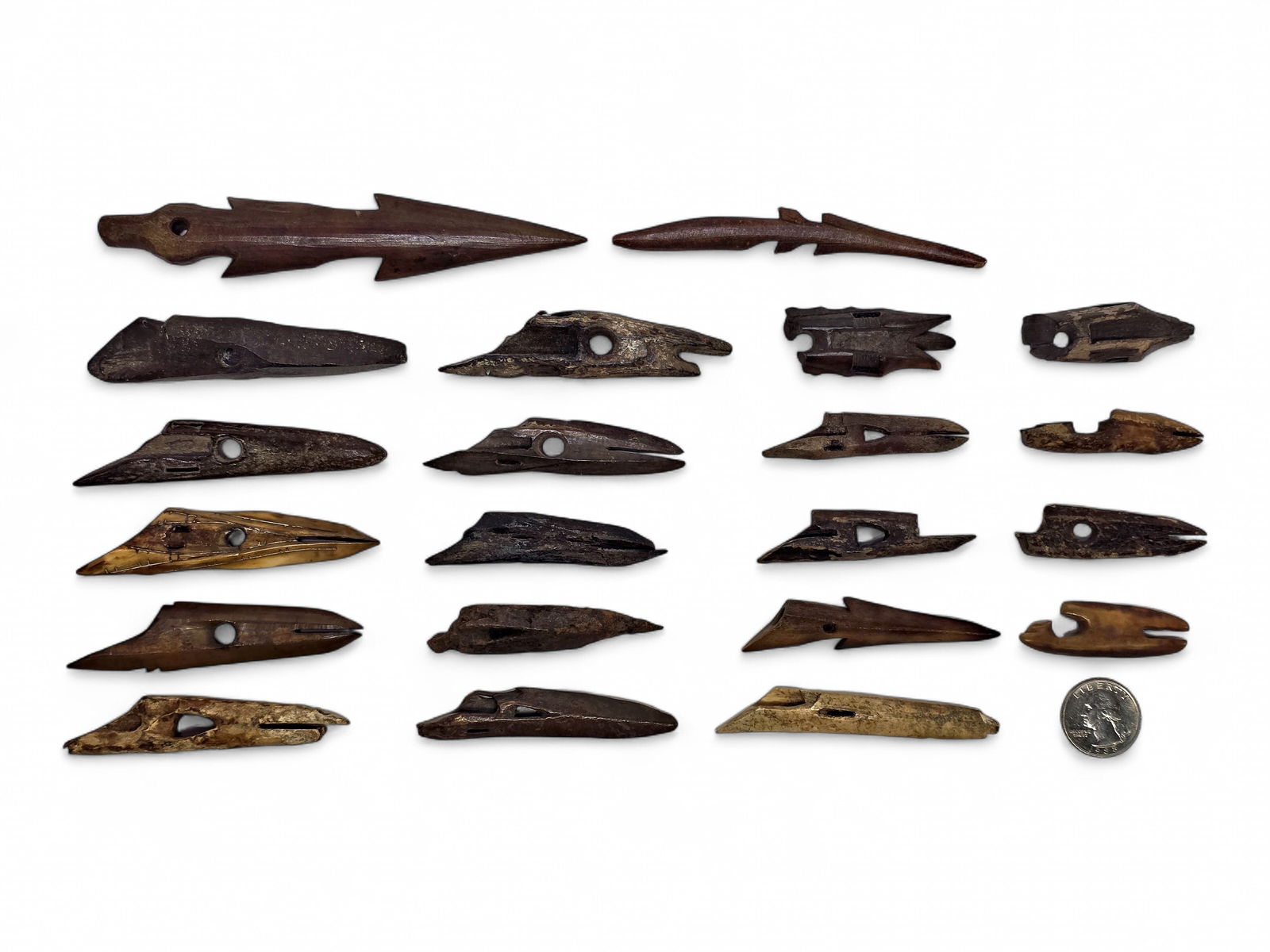 Alaska Native Artifacts - Harpoon & Spear Points - 9