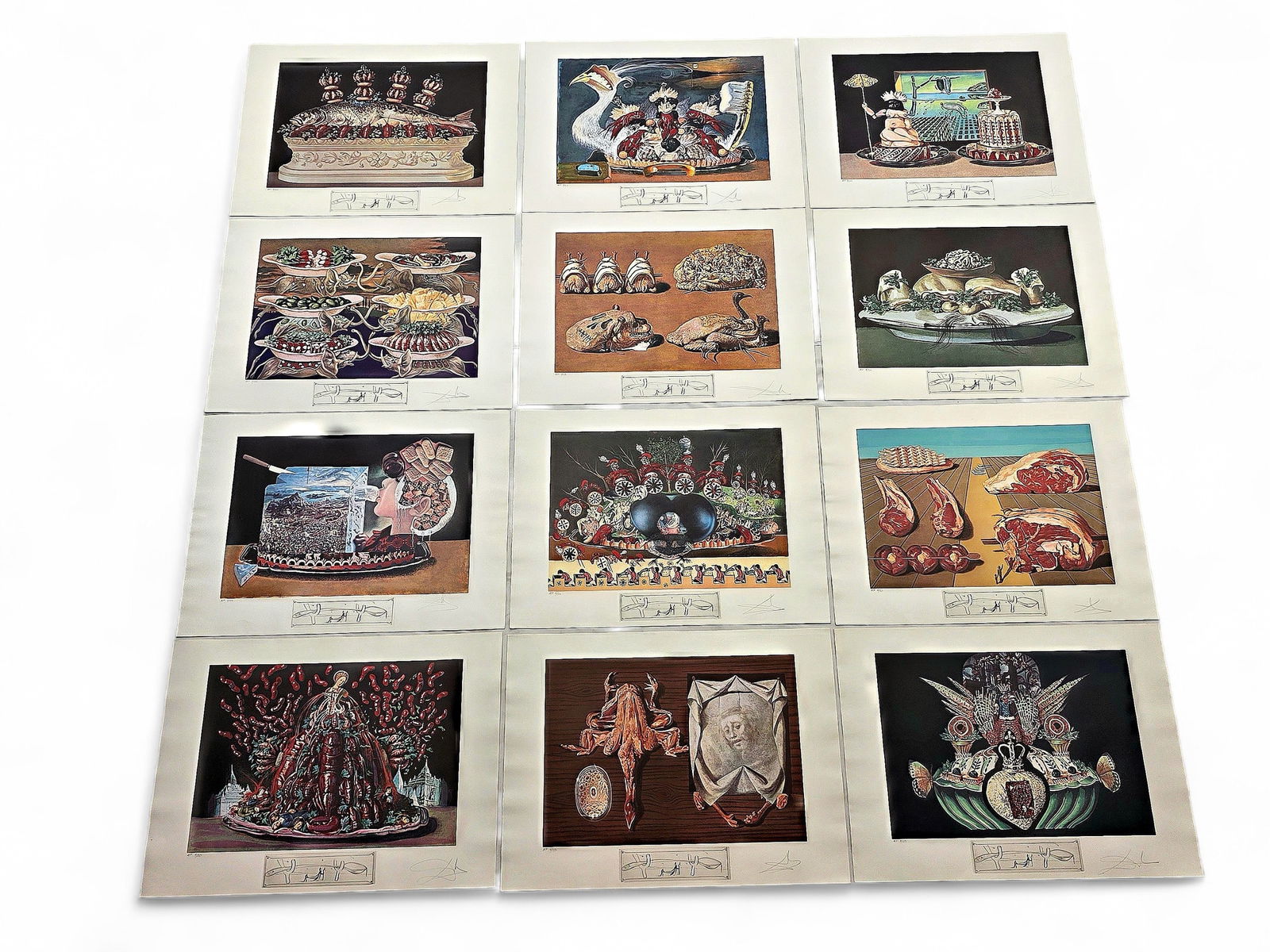 Salvador Dalí "Les Diners de Gala" Les dîners de Gala suite - 2