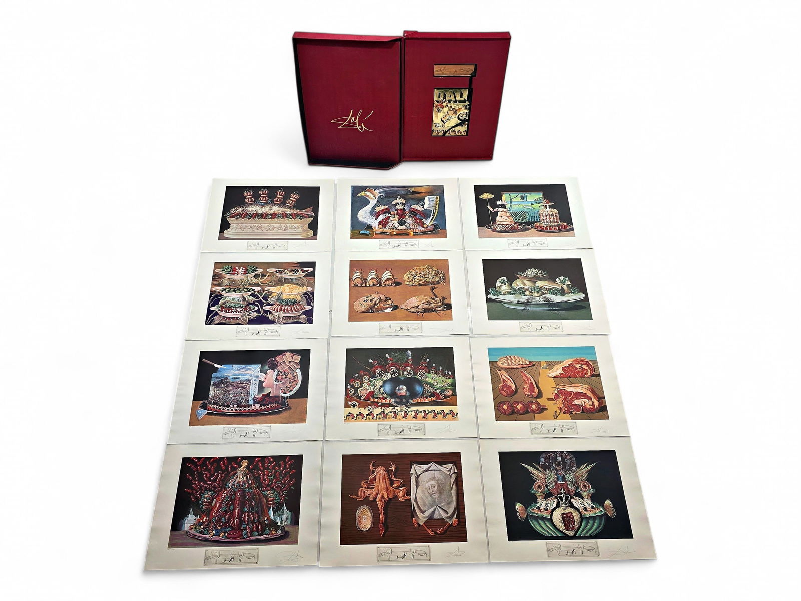 Salvador Dalí "Les Diners de Gala" Les dîners de Gala suite - 3