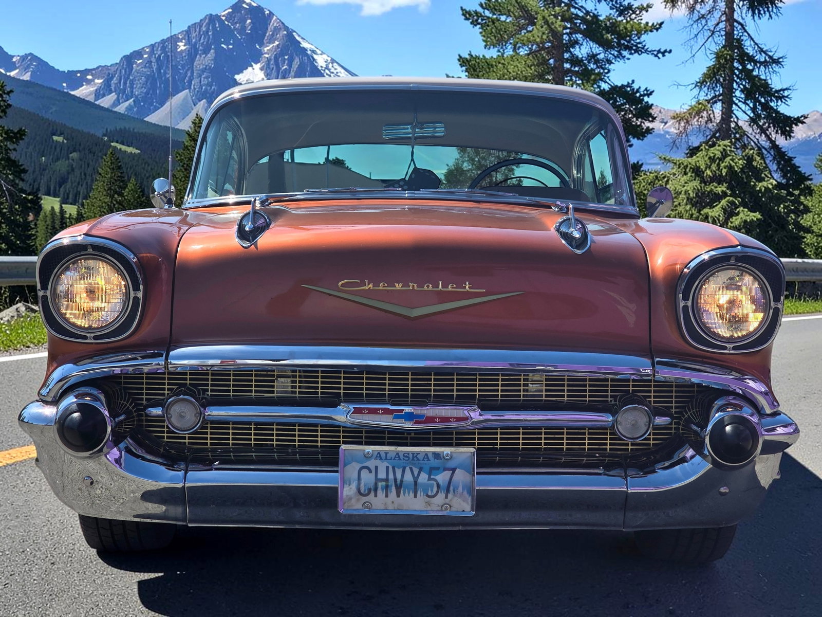 1957 Chevrolet Bel Air Sport Coupe Resto-Mod with 406 HP 383 Stroker & Tremec 5-Speed (1 of 20)