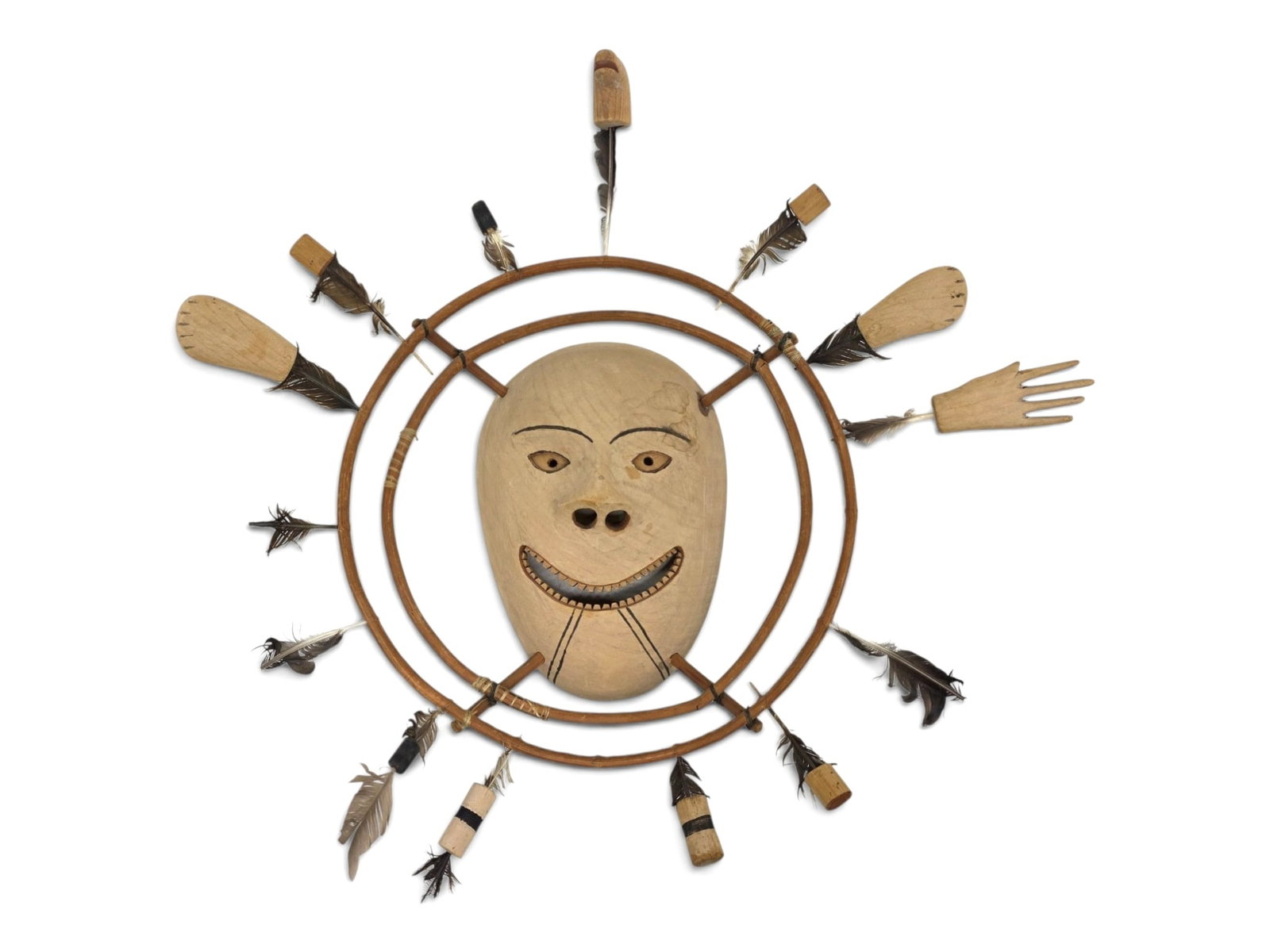 An Early Nunivak Island Spirit Wheel (1 of 10)
