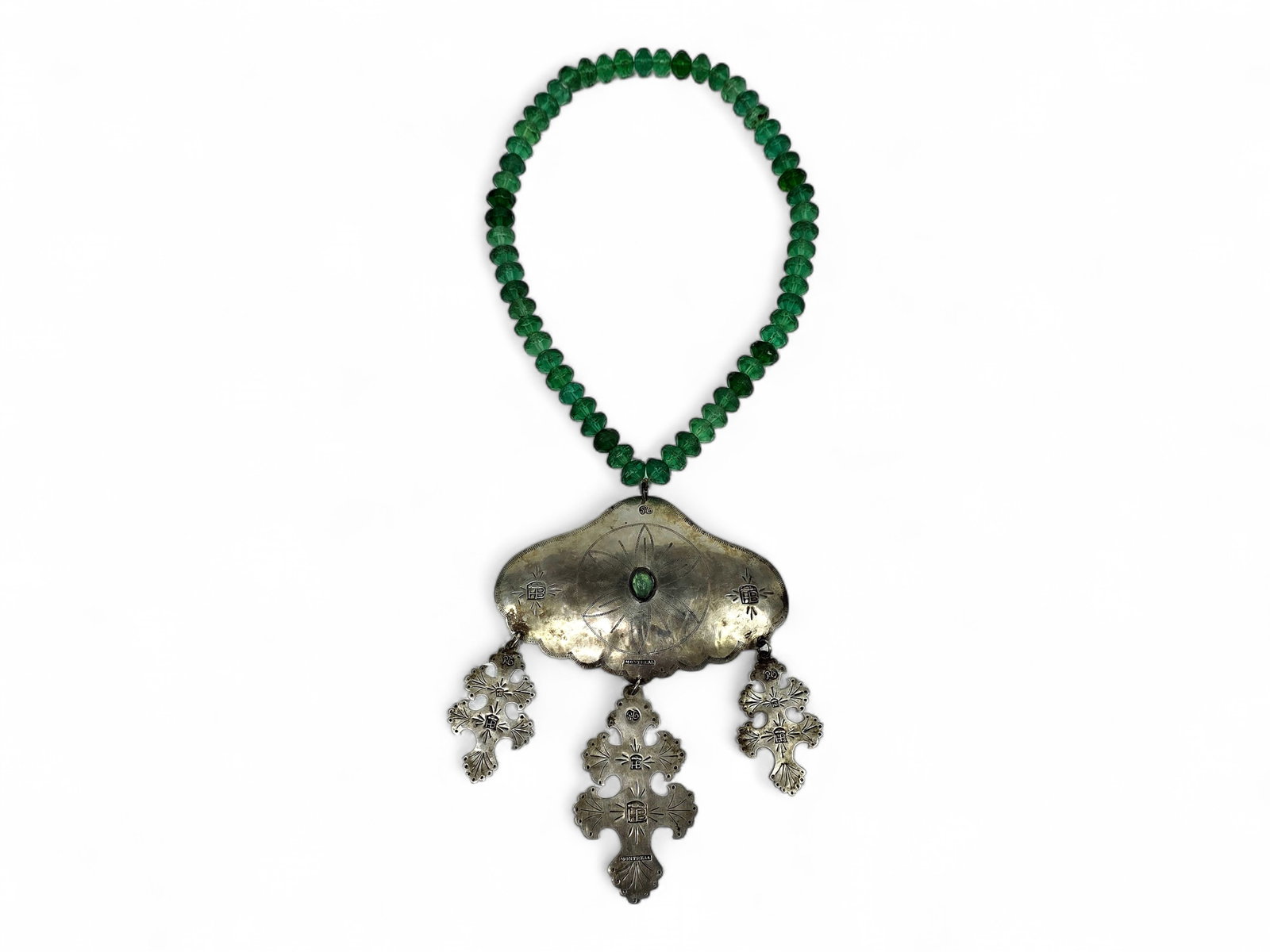 Robert Cruickshank Hudson's Bay Fur Trade Silver Gorget Necklace (1 of 7)